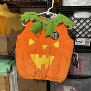 Hallow's Eve Jack O’Lantern Halloween Costume - Glows In The Dark - Size 12M